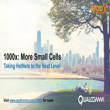 1000x: More Small Cells 
