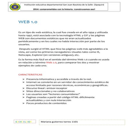 avances en la web