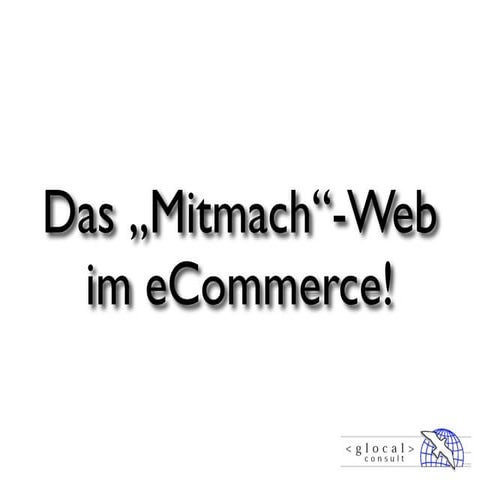Web2.0 im eCommerce