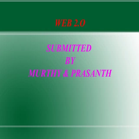 Web 2 0
