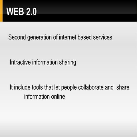 Web 2.0 | ODP | Web Design and HTML | Internet