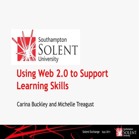 Using Web 2.0 to Support Learning Skills