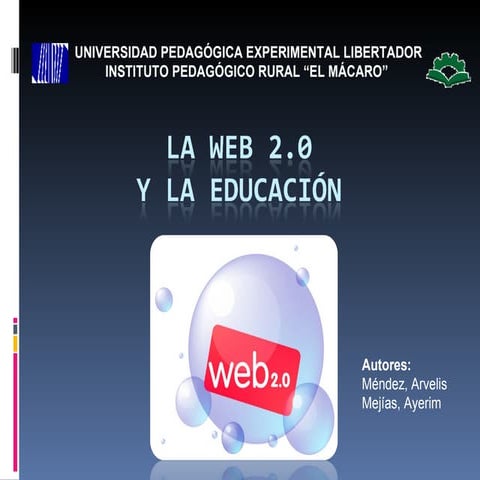 Web 2.0 y la Educaciòn 