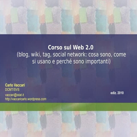 Web 2.0 2010 Istat