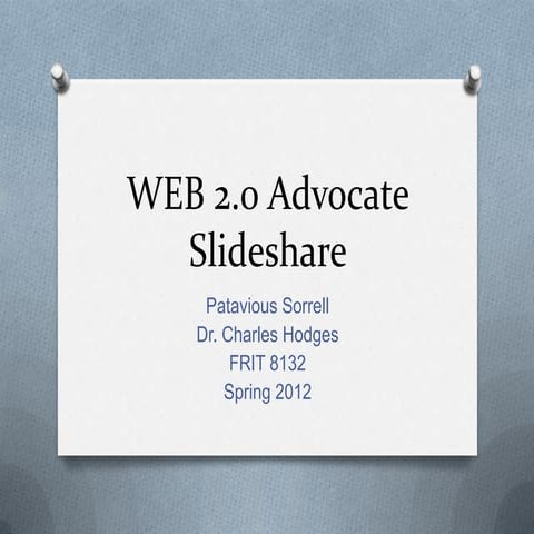 Web 2.0advocate