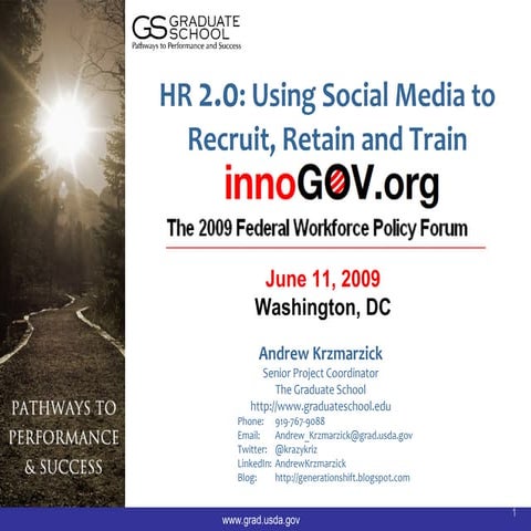 Web 2.0 and Federal HR Policy Forum