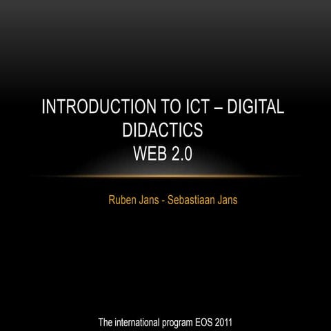 EOS 2011 - Web 2.0
