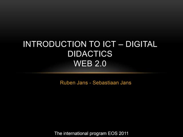 EOS 2011 - Web 2.0