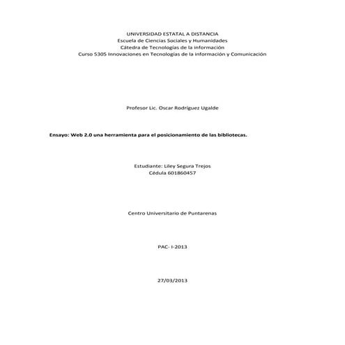 Web 2.0 herramientas para bibliotecas