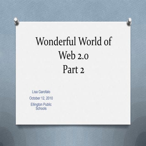 Web2.0 part2