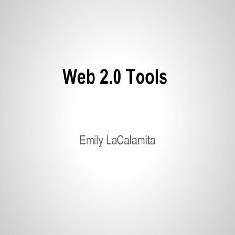 Web 2.0 portfolio