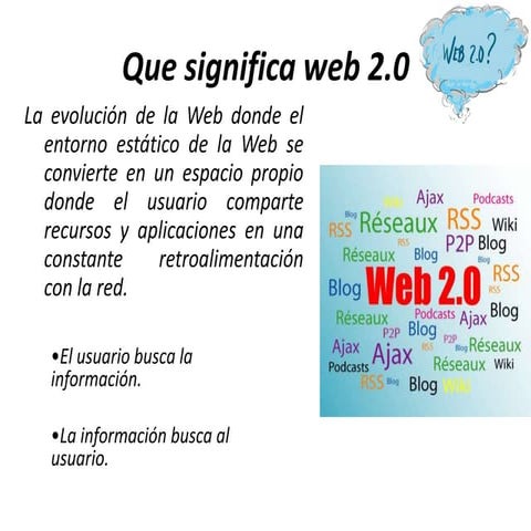 La Web 2.0 | PPTX