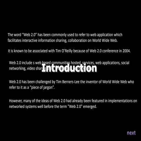 Web 2.0 Presentation