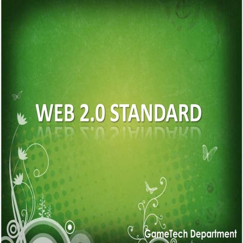 Web 2.0 Standard For End User