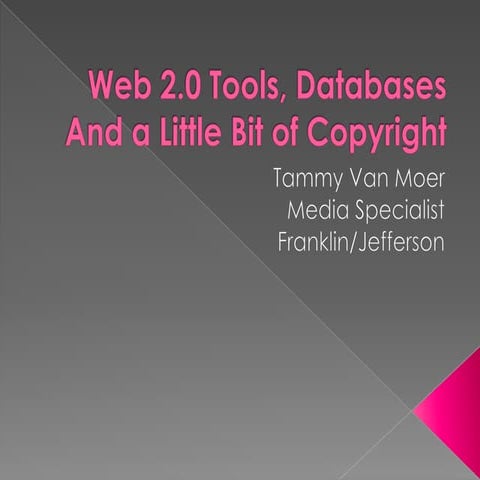 Web 2.0 tools