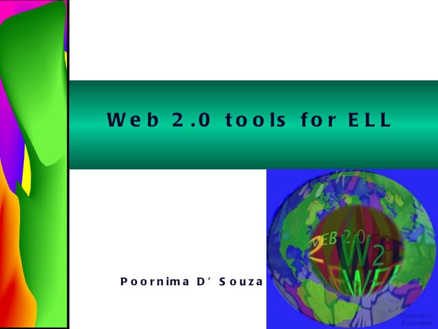 Web 2.0 tools for ELL