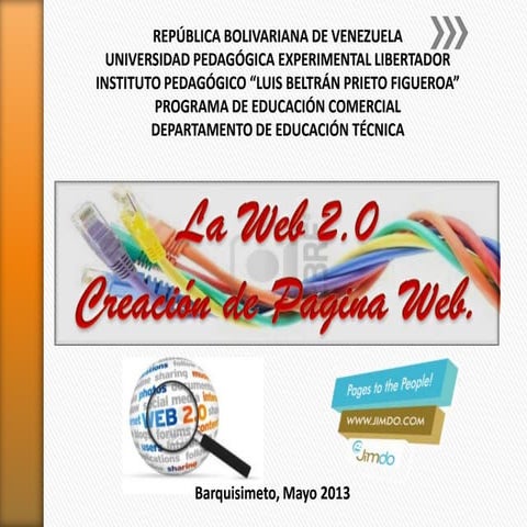 Web 2.0 y jimdo