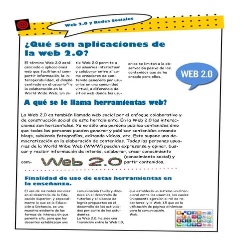 Web 2.0 y redes sociales
