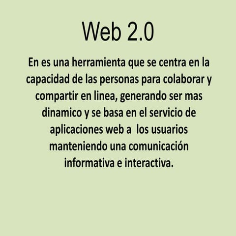 Web 2 | PPTX