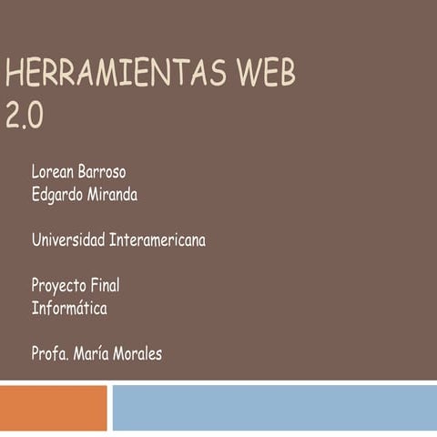 Web 2.0 UIP Miranda- Barroso