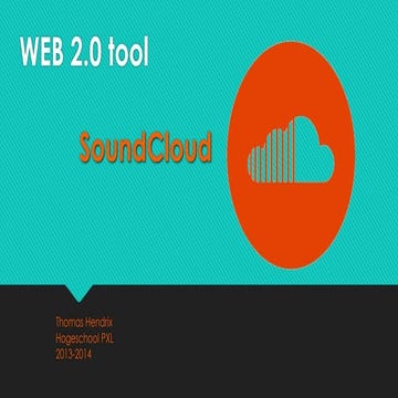 Web 2.0 tool SoundCloud