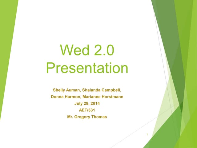 Web 2.0 presentation