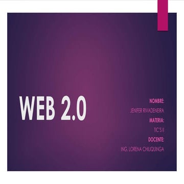 La web | PPTX