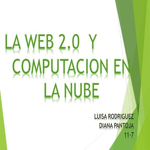 Web2.0 y Computacion en la nube