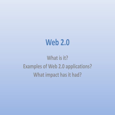 Web 2.0 class3C 2016