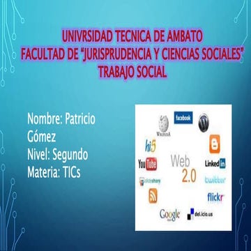 Herramientas web 2.0_(diapositivas) | PPTX