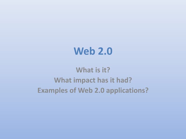 Web 2.0 2017