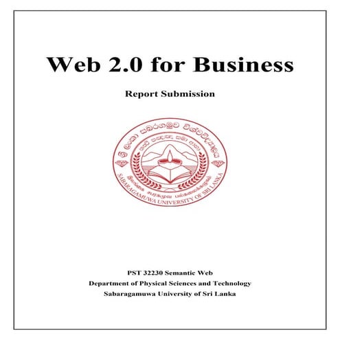 Concept of Web 2.0 for business 
