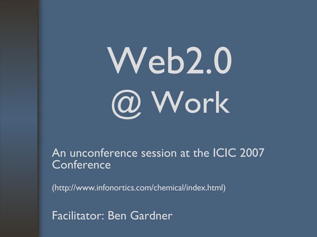 Web2 At Work