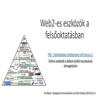 Web2 es eszközök a felsőoktatásban