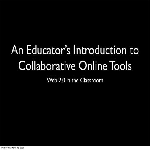 Best Online Tools for Collaborative Learning | PPTX