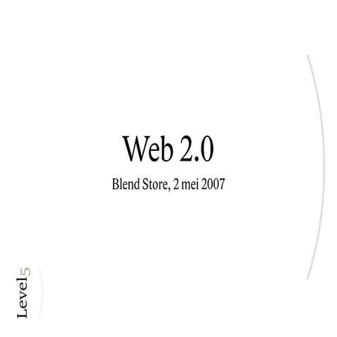 Web2.0 in de Blend Store