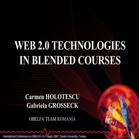 Web2.0 Technologies in Blended Courses