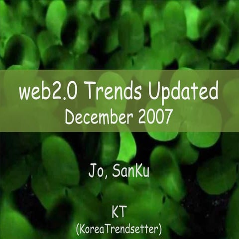 Web20 Trends Updated 