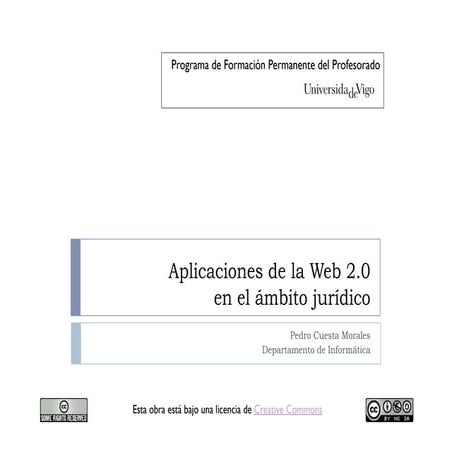 Aplicaciones de la Web 2.0 en el ámbito jurídico