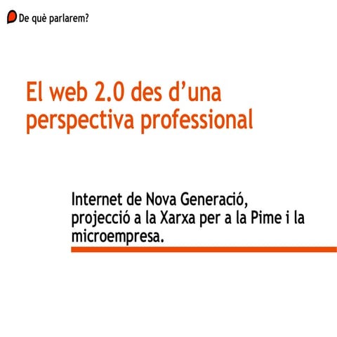 Web 2.0 I Emprenedoria