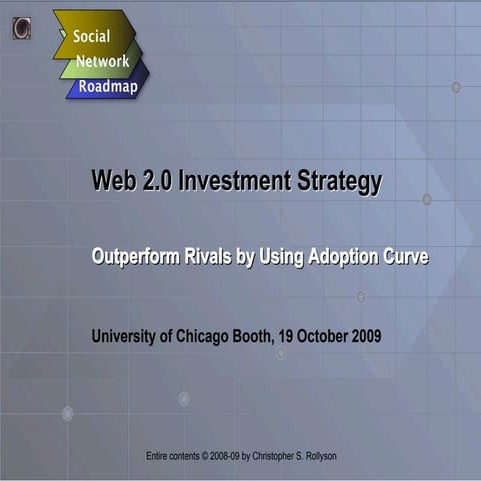 Web 2.0 Investment Strategy