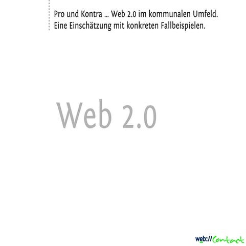 Web 2 0 in Kommunen
