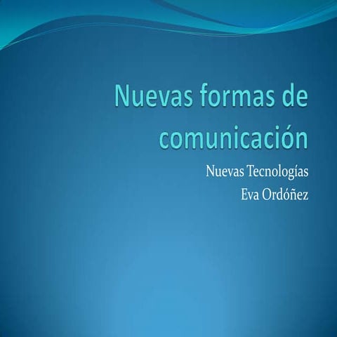 Web 2.0 Nuevas Formas De Comunicacion