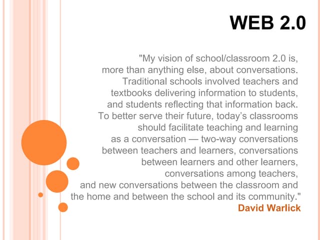 Web 2 0 Presentation