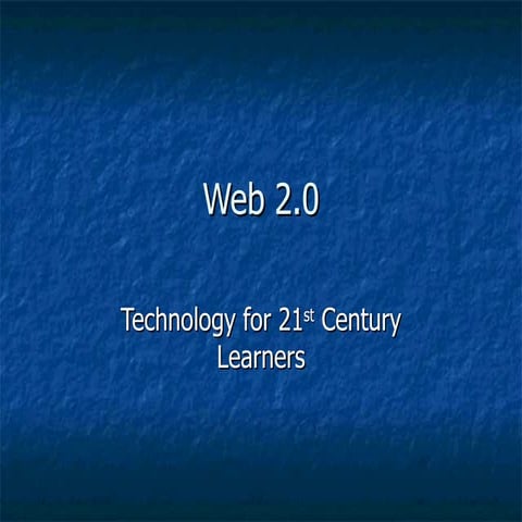 Web 2.0 Presentation | PPT