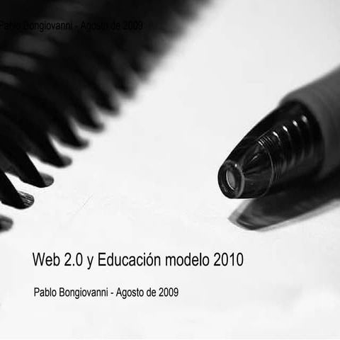 Web 2.0 y Educación 2010