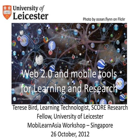 Web 2 and mobile tools for learning and research