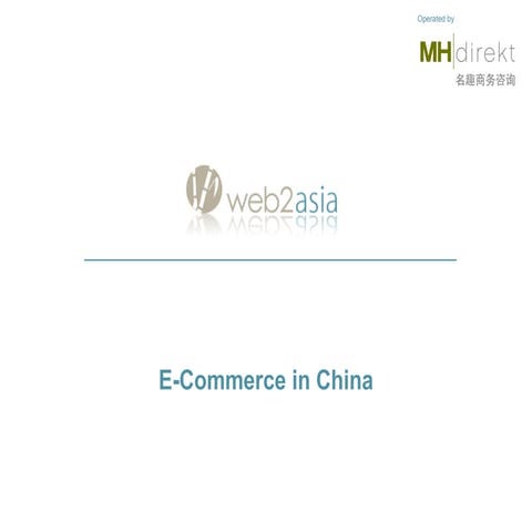 Successful e-Commerce in China