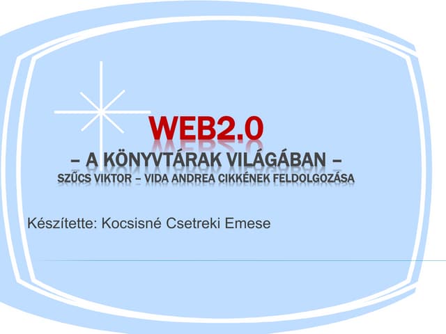 Web2bemutató