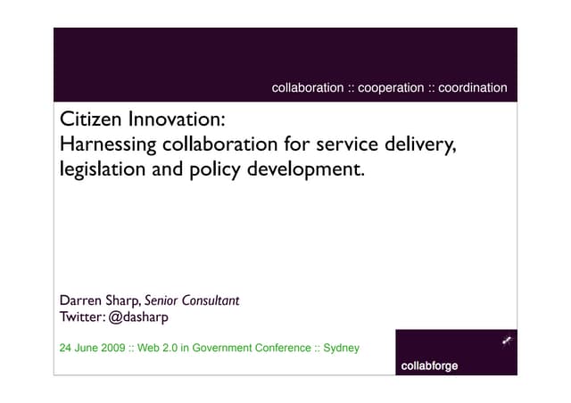 Citizen Innovation